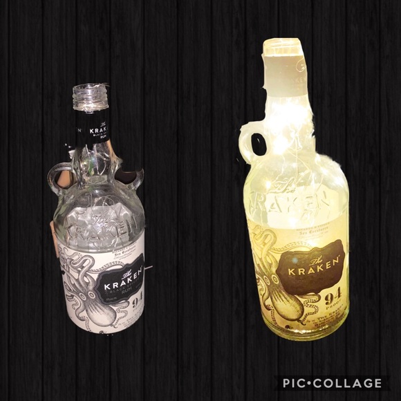 Liquor bottle lantern - Picture 1 of 2